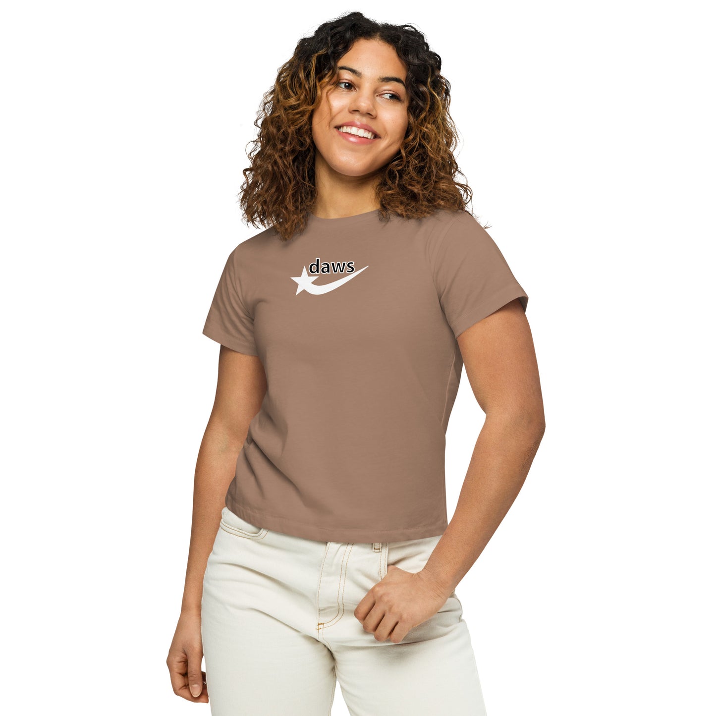 Daws logo Women’s high-waisted t-shirt