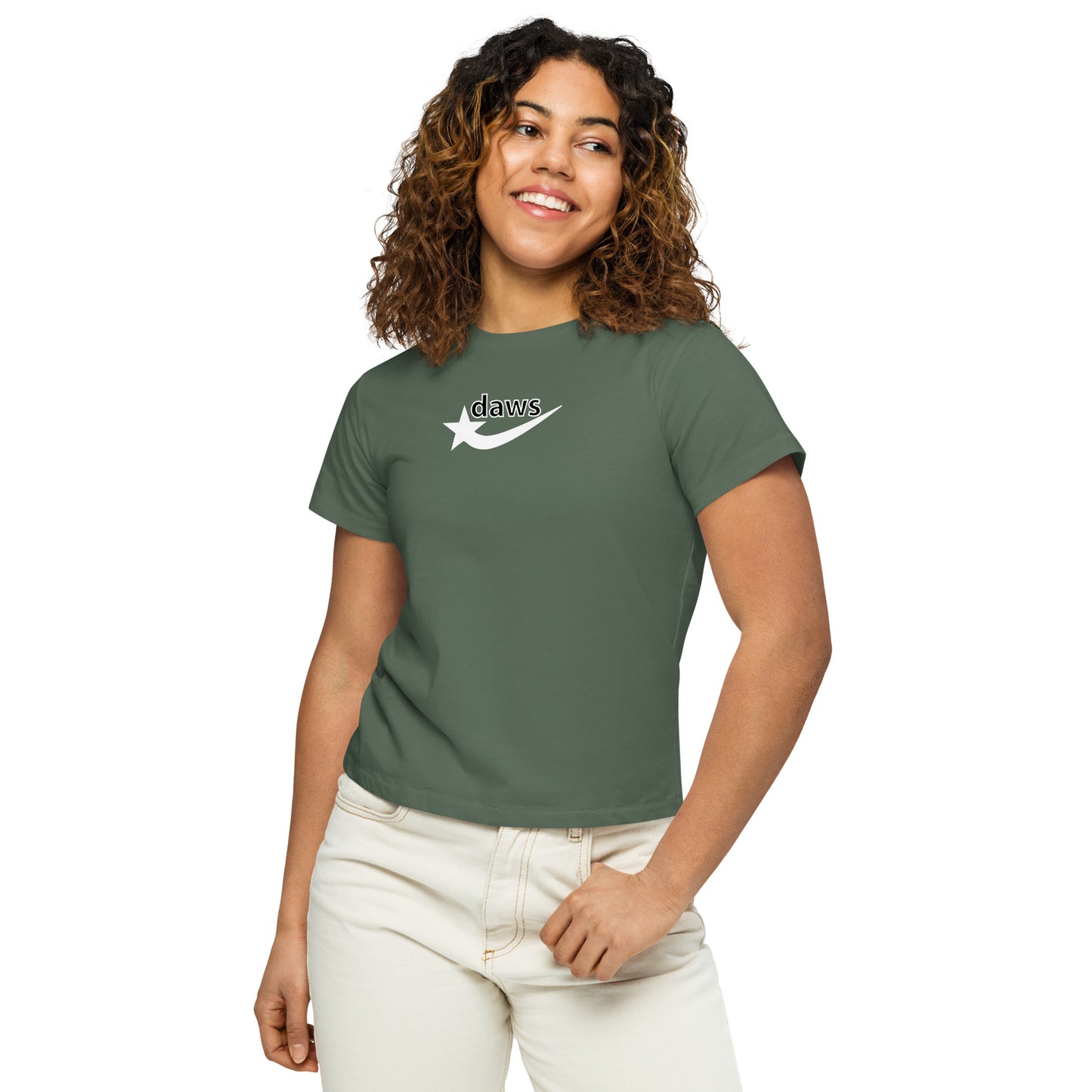 Daws logo Women’s high-waisted t-shirt