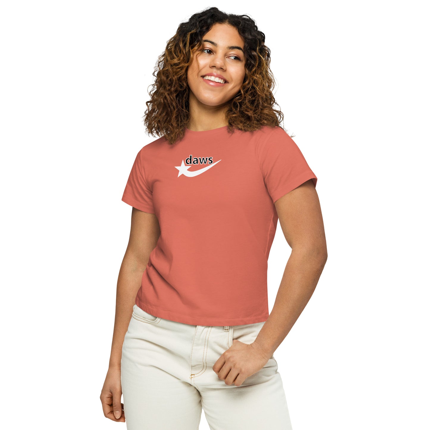 Daws logo Women’s high-waisted t-shirt