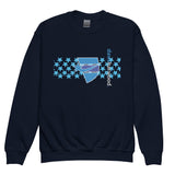 Daws logo star accent Youth crewneck sweatshirt