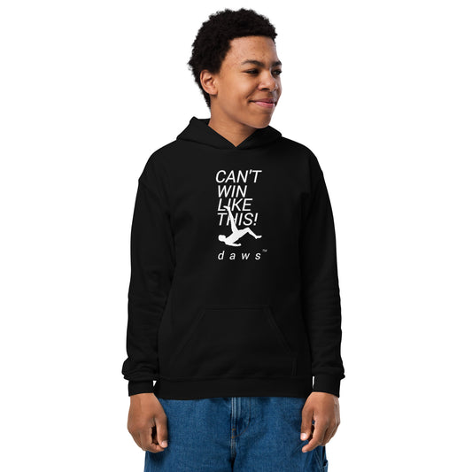 CANT WIN LIKE THIS Youth heavy blend hoodie