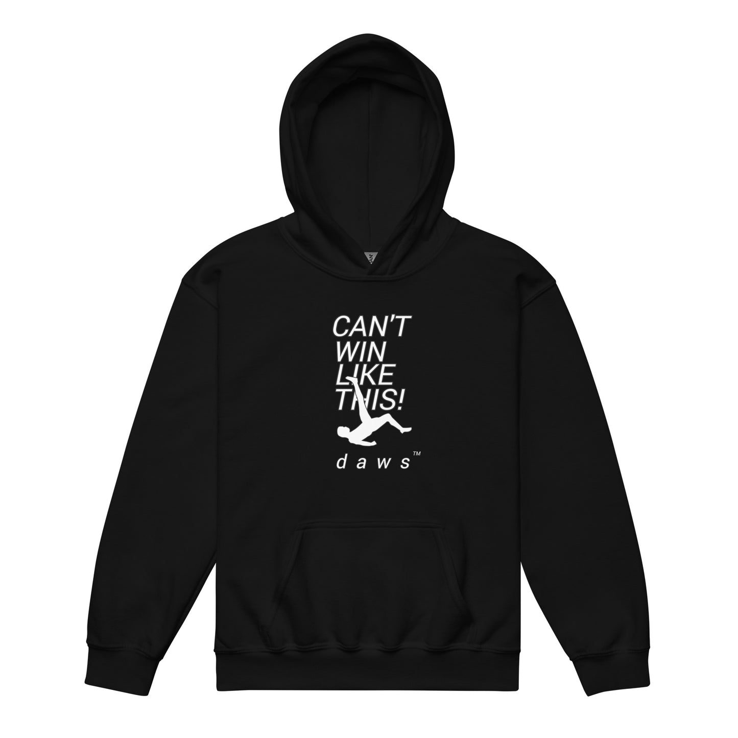 CANT WIN LIKE THIS Youth heavy blend hoodie