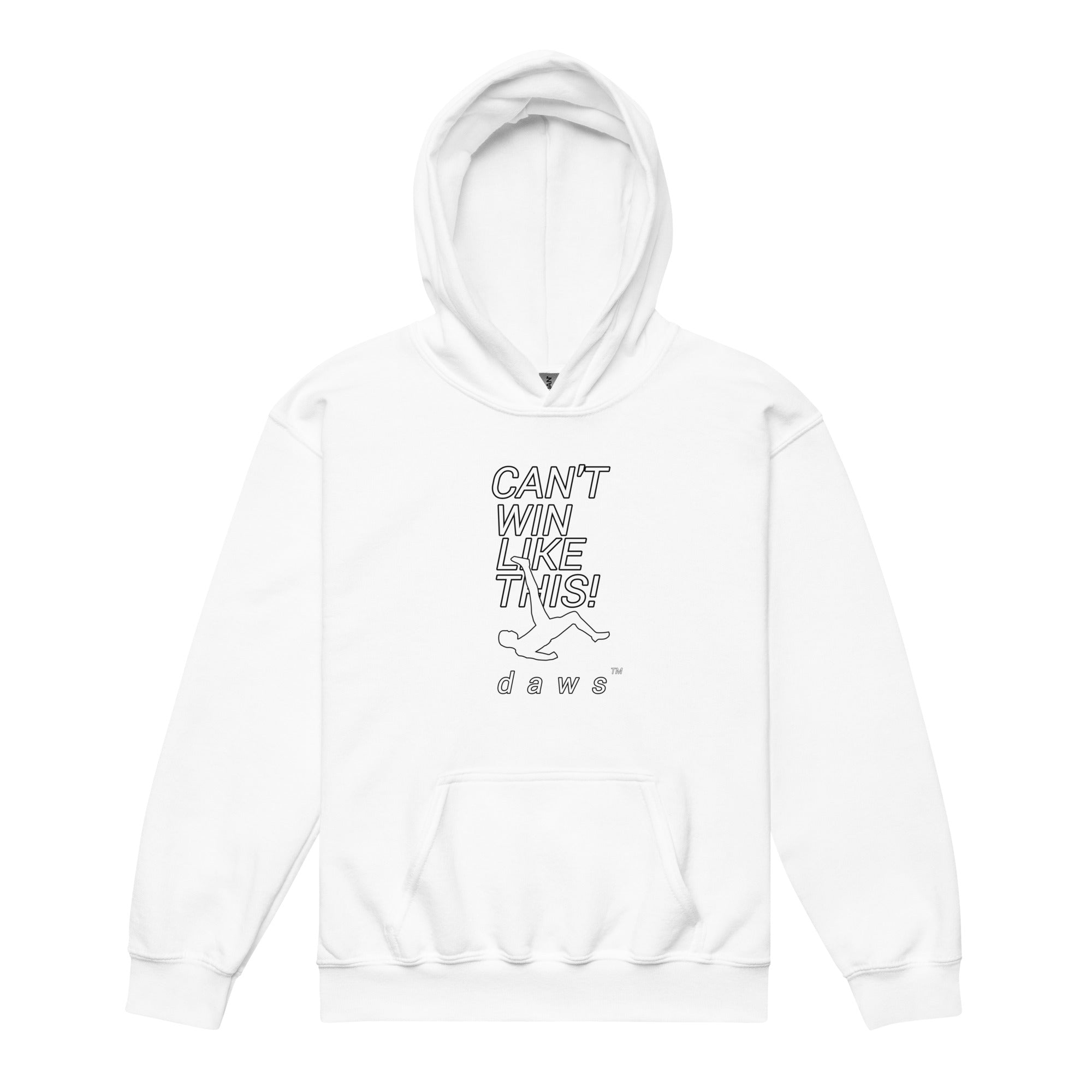 CANT WIN LIKE THIS Youth heavy blend hoodie