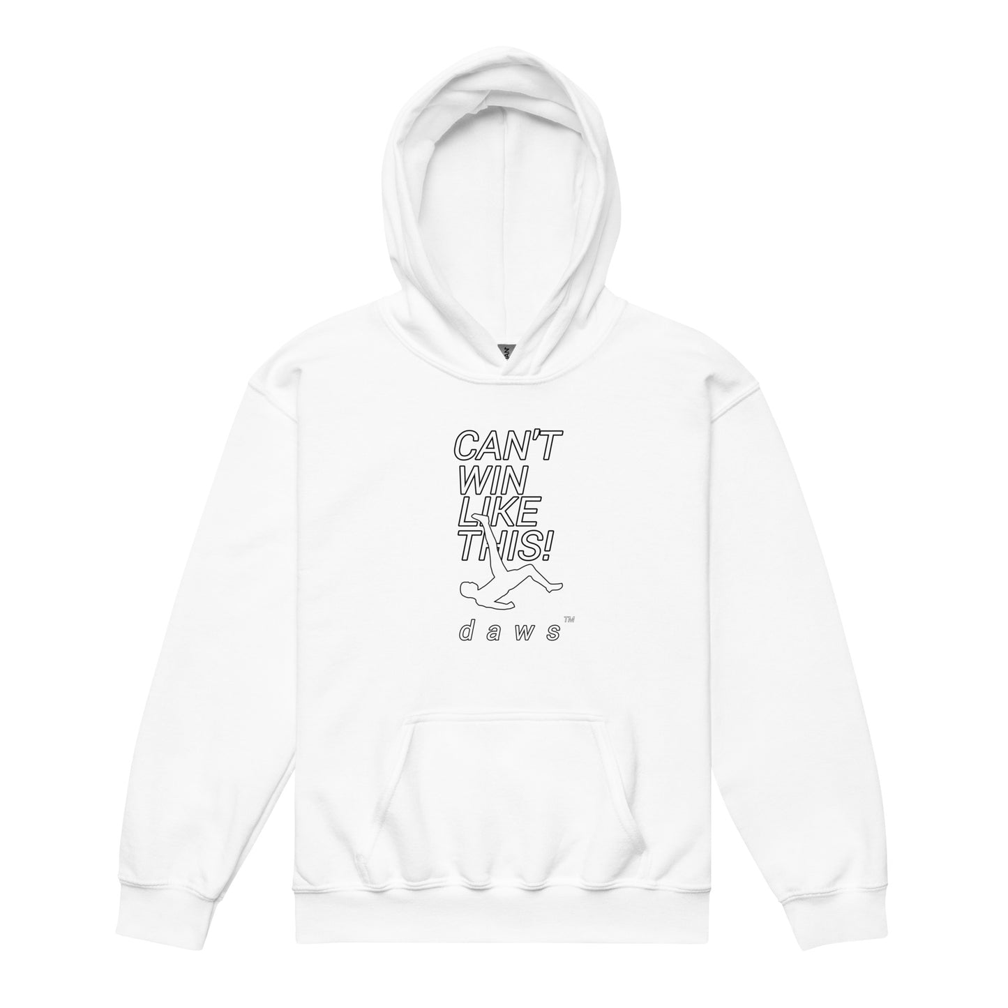 CANT WIN LIKE THIS Youth heavy blend hoodie