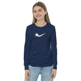 Daws logo Navy Youth long sleeve tee