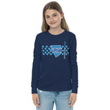 Daws harwood classic star accent Youth long sleeve tee