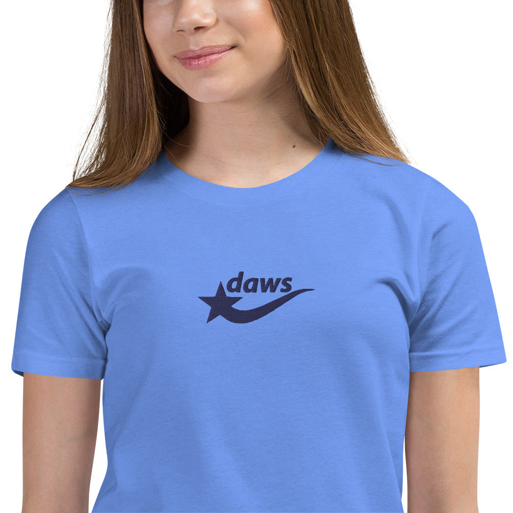 Daws embroidery logo Youth Short Sleeve T-Shirt