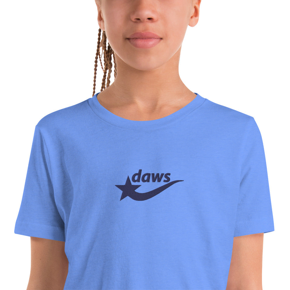 Daws embroidery logo Youth Short Sleeve T-Shirt