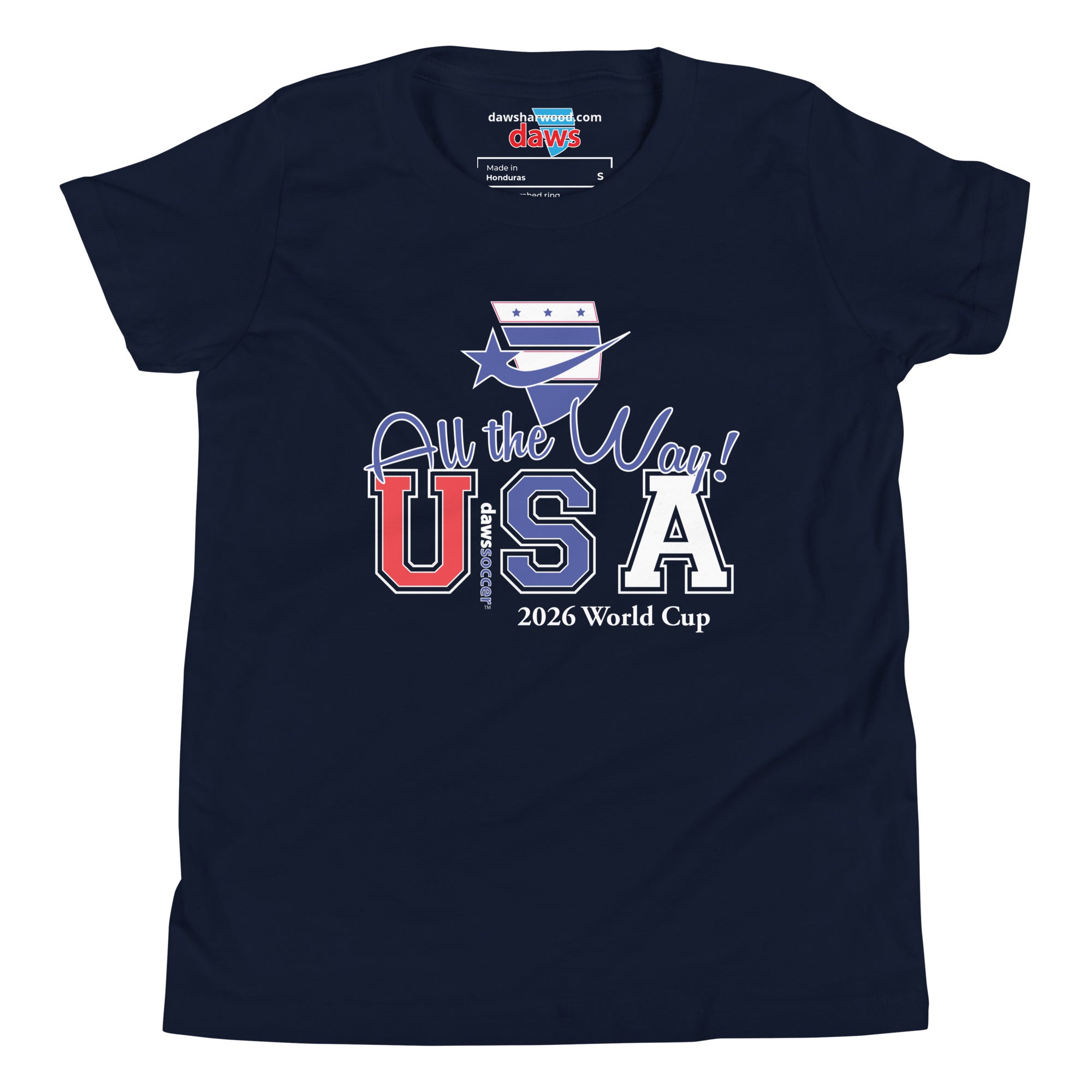 USA all the way world cup 2026 Youth Short Sleeve T-Shirt