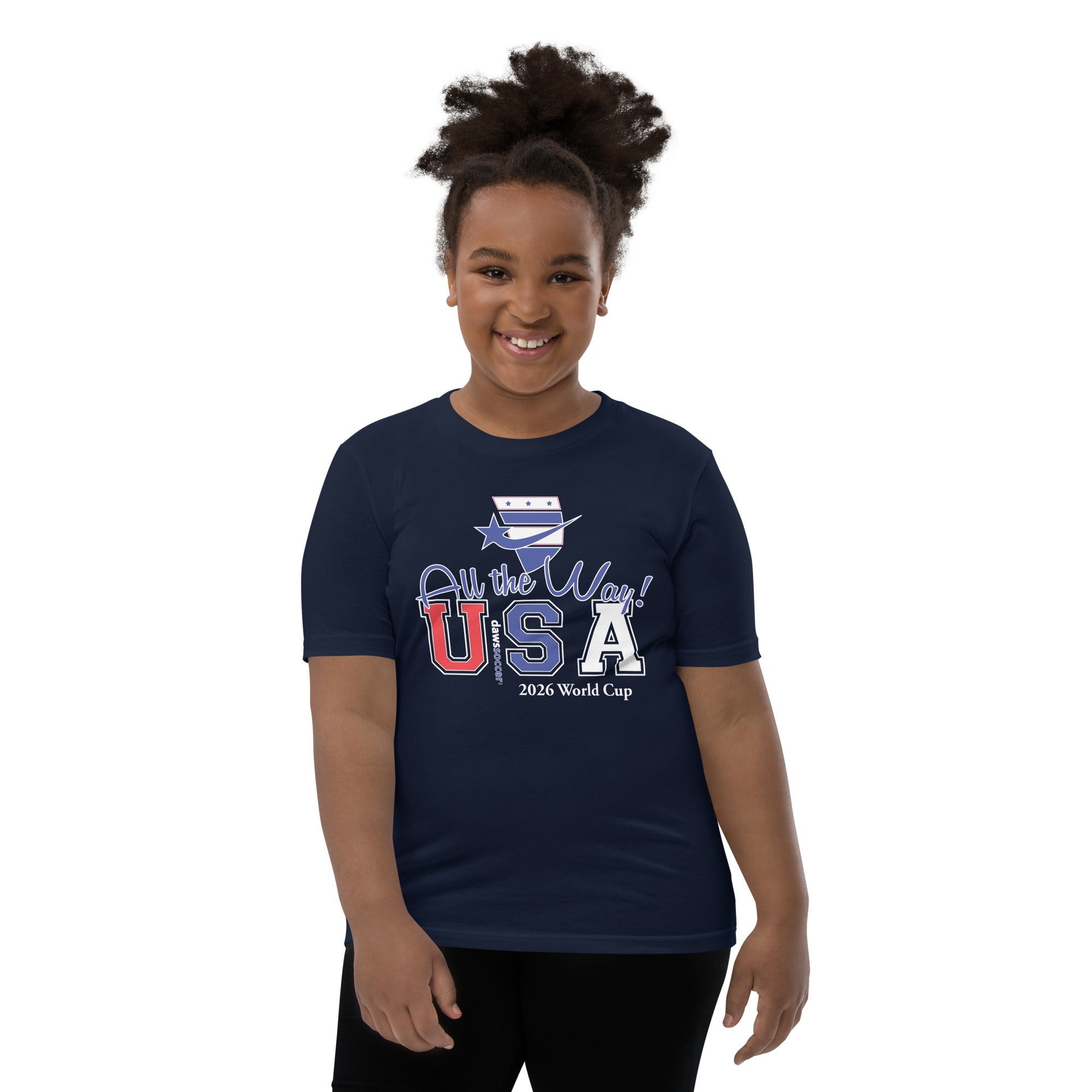 USA all the way world cup 2026 Youth Short Sleeve T-Shirt