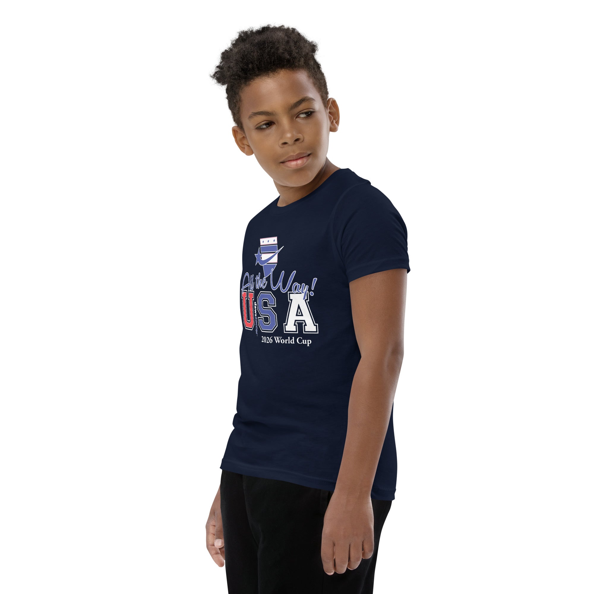 USA all the way world cup 2026 Youth Short Sleeve T-Shirt